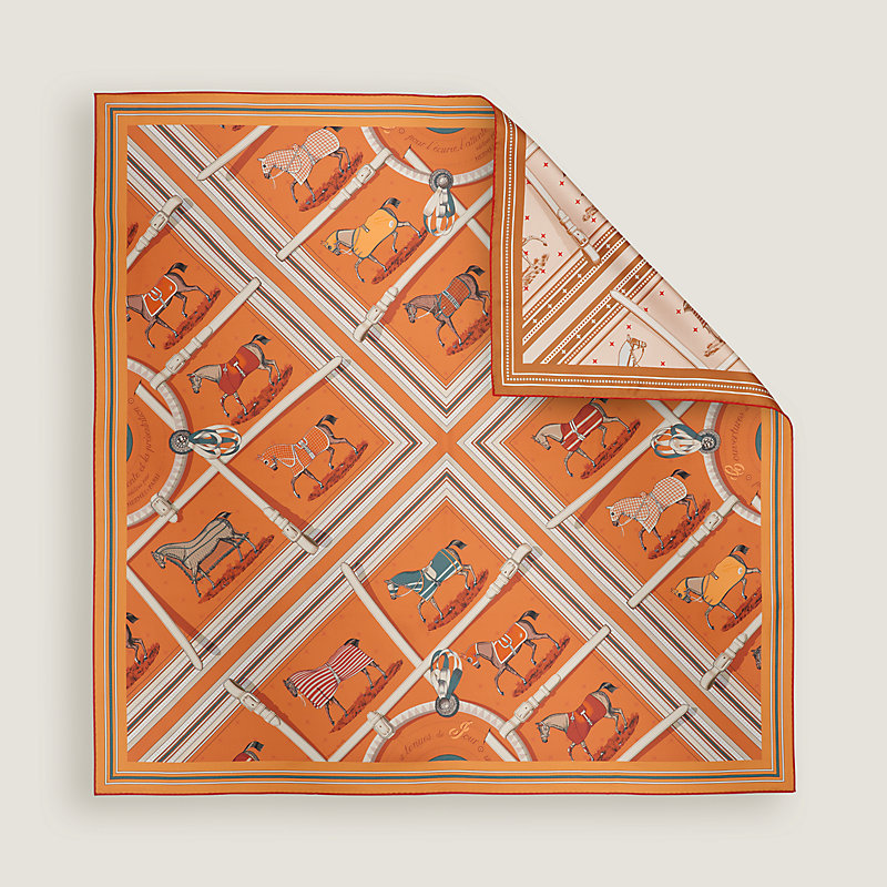 Lenço 90 dupla face Couvertures et Tenues de Jour Bandana | Hermès